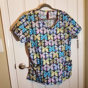 womens scrub top